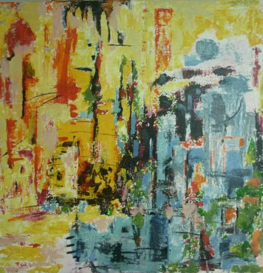 "Ciudad" Acrylic Canvas Landscaping