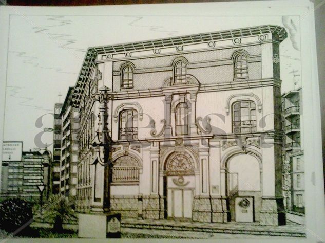 edificio de correos de palencia Tinta