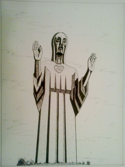 CRISTO DEL OTERO (PALENCIA) Tinta