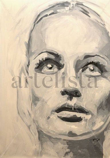 Rostro bailarina Oil Canvas Figure Painting