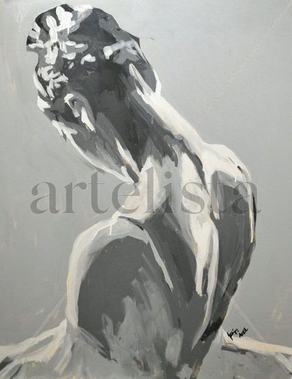 bailarina Oil Canvas Figure Painting