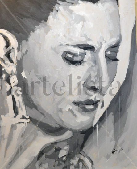 Flamenco Oil Canvas Figure Painting