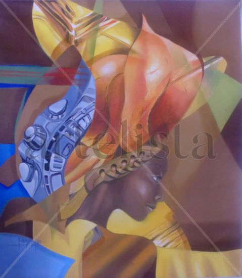 Huellas de africanía Oil Others Figure Painting