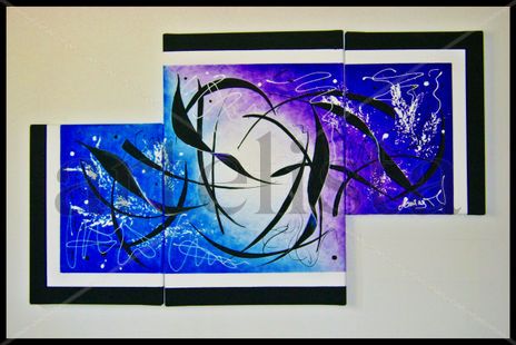 Triptico violeta