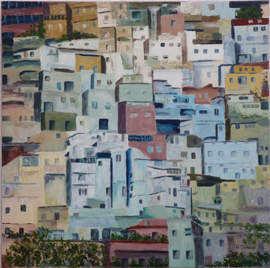 Barrio de la Alegria Acrylic Canvas Others