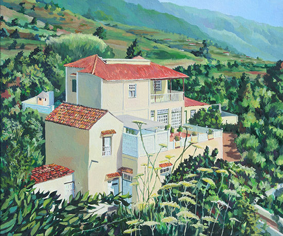 Casa en Breña Alta. Camino La Piedad. Oil Canvas Landscaping