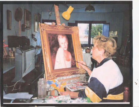 Pintando en...