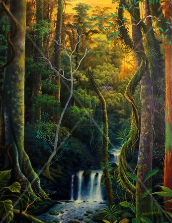 Liana Maestra Oil Canvas Landscaping