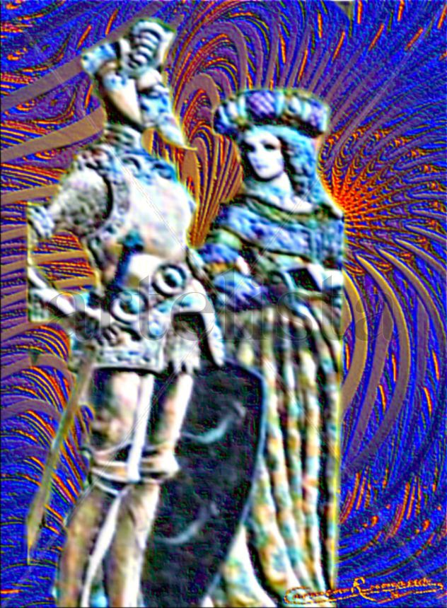 DON   QUIJOTE Y  SU  DAMA