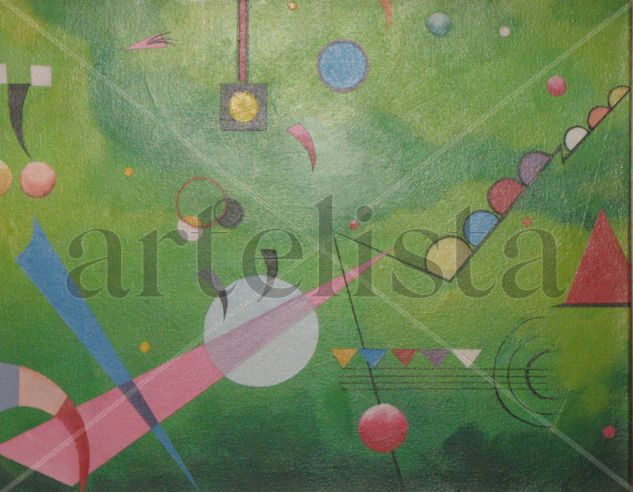 serie onirica Acrylic Canvas Landscaping