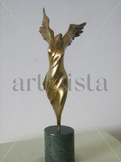 ''Nike'' Bronze Figurative