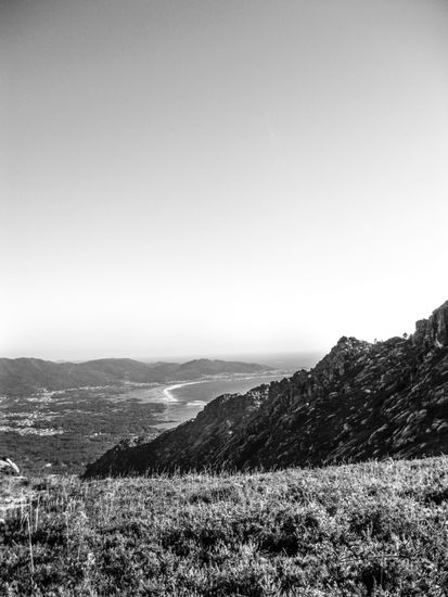 001 Coast Landscape Naturaleza Blanco y Negro (Digital)