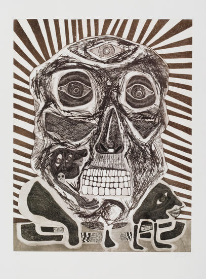 calavera Etching Process