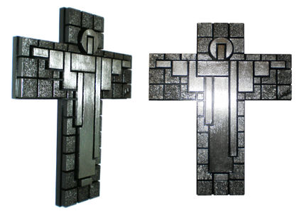 Christ cube silver