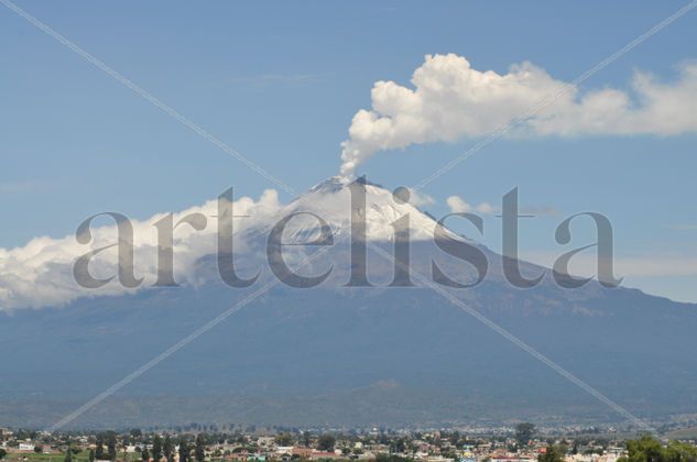 Volcan Popocatepetl Nature Color (Digital)