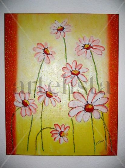 Flores Oil Canvas Floral Painting