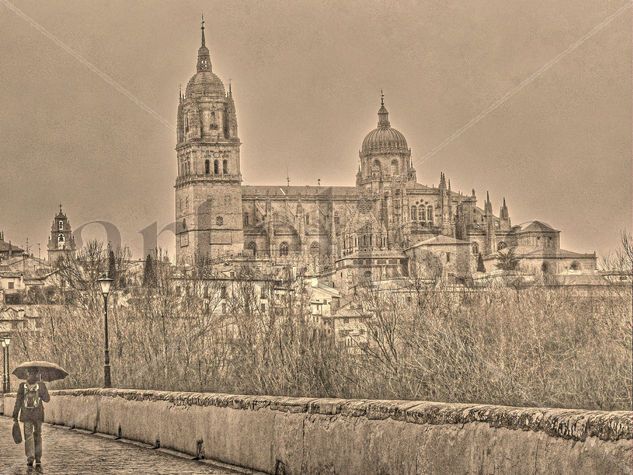 Catedral desde el puente romano 2 Architecture and Interiorism Alternative techniques