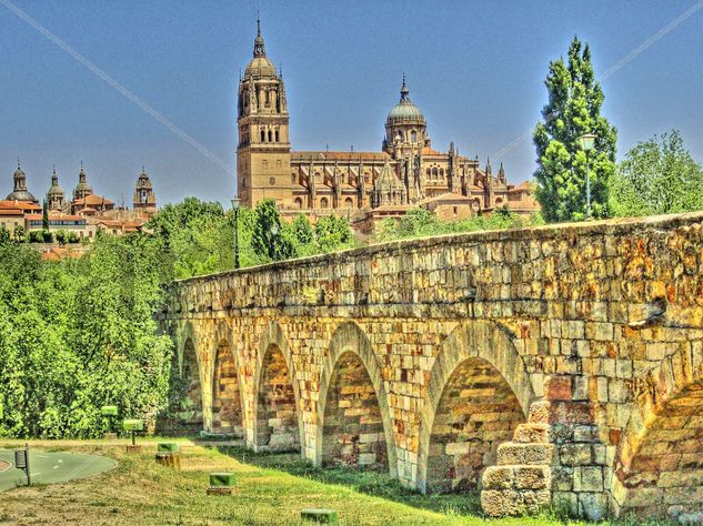 Catedral desde el puente romano Architecture and Interiorism Alternative techniques