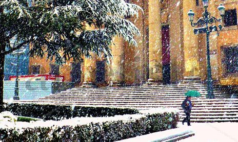 Nieve en Salamanca