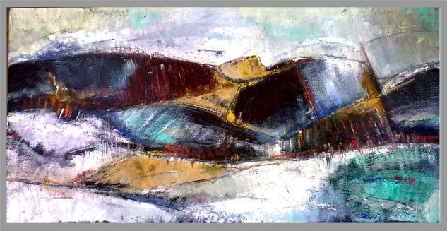 Abstracto 3 Oil Canvas Landscaping