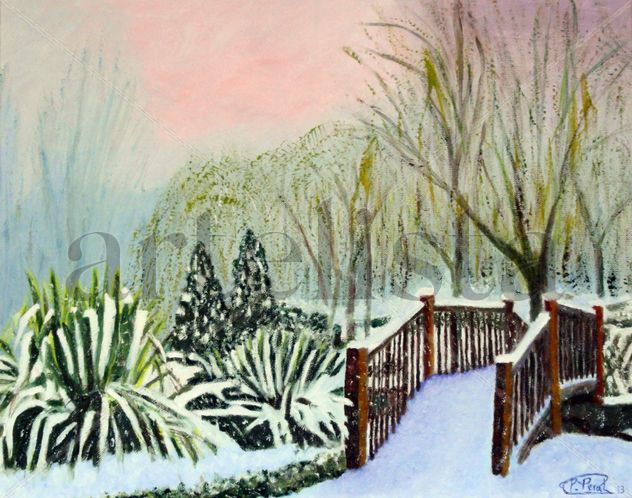 Puente nevado