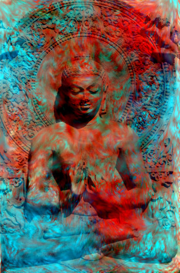 Buddha Flujo y Misterio Conceptual/Abstracto Color (Digital)