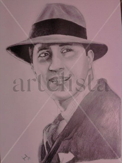 Carlos Gardel Pencil