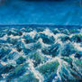 Seascape oil painting on canvas: Start sea storm