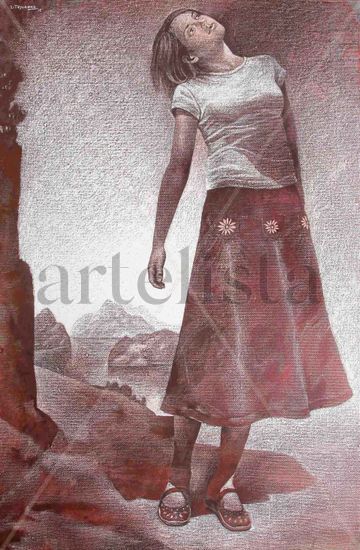 Sublimación Oil Textile Figure Painting