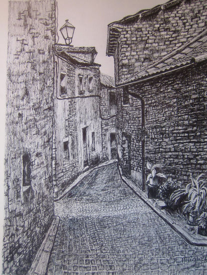 Calle el Pilón, Aragüés del Puerto, Huesca Ink