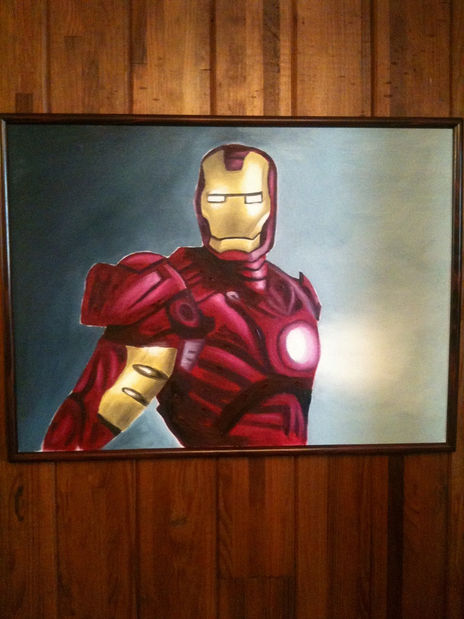 Óleo iron man