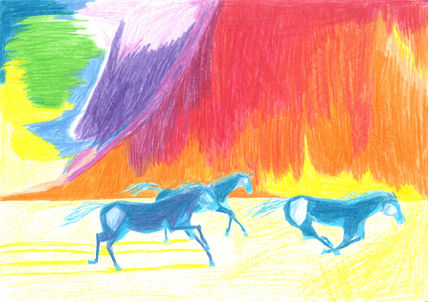 Carrera de caballos...