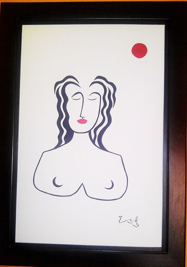 MUJER Acrylic Canvas Figure Painting