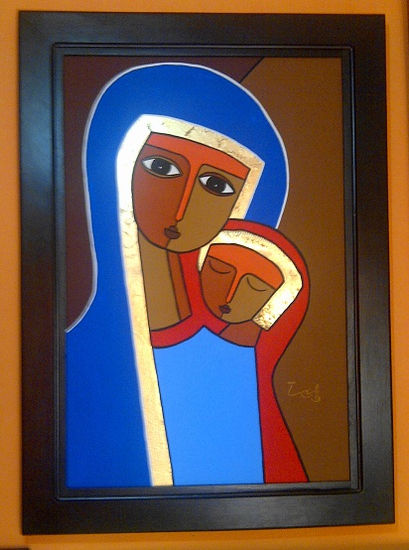 VIRGEN Acrylic Canvas Figure Painting