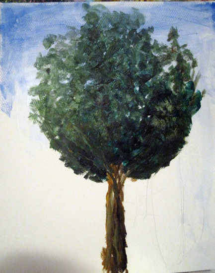 El Árbol Acrylic Paper Landscaping