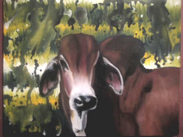 cebu Oil Canvas Animals