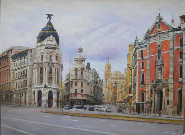 Gran Vía Oil Canvas Others