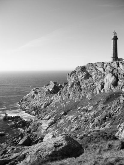 004 Coast Lighthouse Naturaleza Blanco y Negro (Digital)