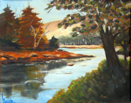 Otoño Oil Canvas Landscaping