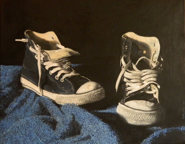 All star. Oil Canvas Still Life Paintings