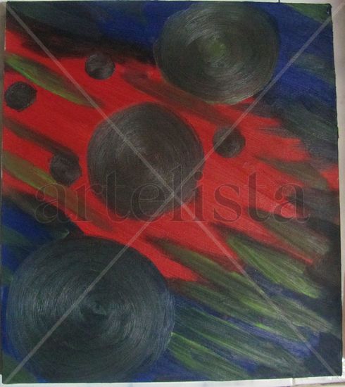 universo oscuro Oil Canvas Others