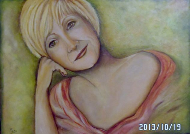 MONTSE Oil Canvas Portrait