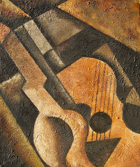 GUITARRA Oil Canvas Others