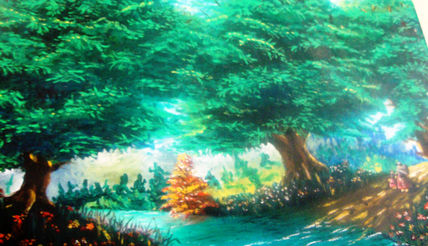 Paisaje con rio