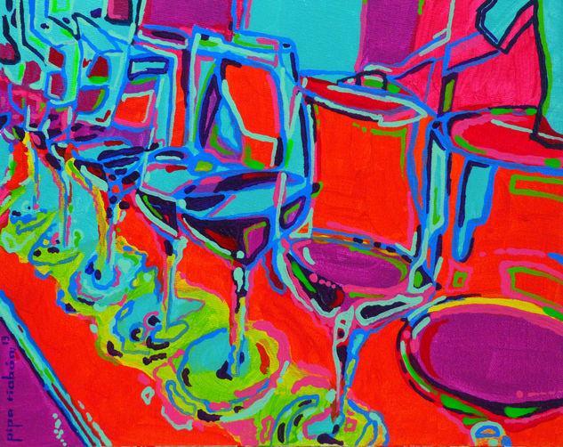 VINOPLASTICA-SERIE BODEGA #082 Acrylic Canvas Others