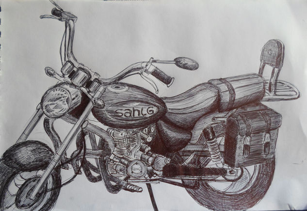 moto, año 2018, constitución, chile. Pencil