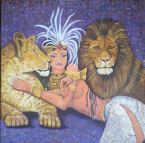 Cleopatra entre leones