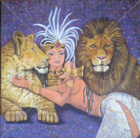 Cleopatra entre leones