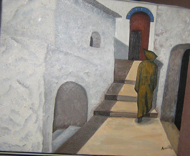 LA  CASBAH Oil Canvas Landscaping