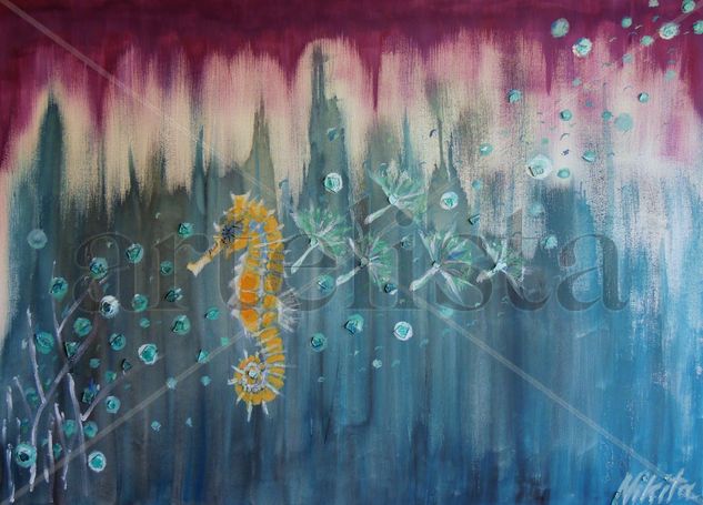 Dream Of Seahorse Acrylic Canvas Others